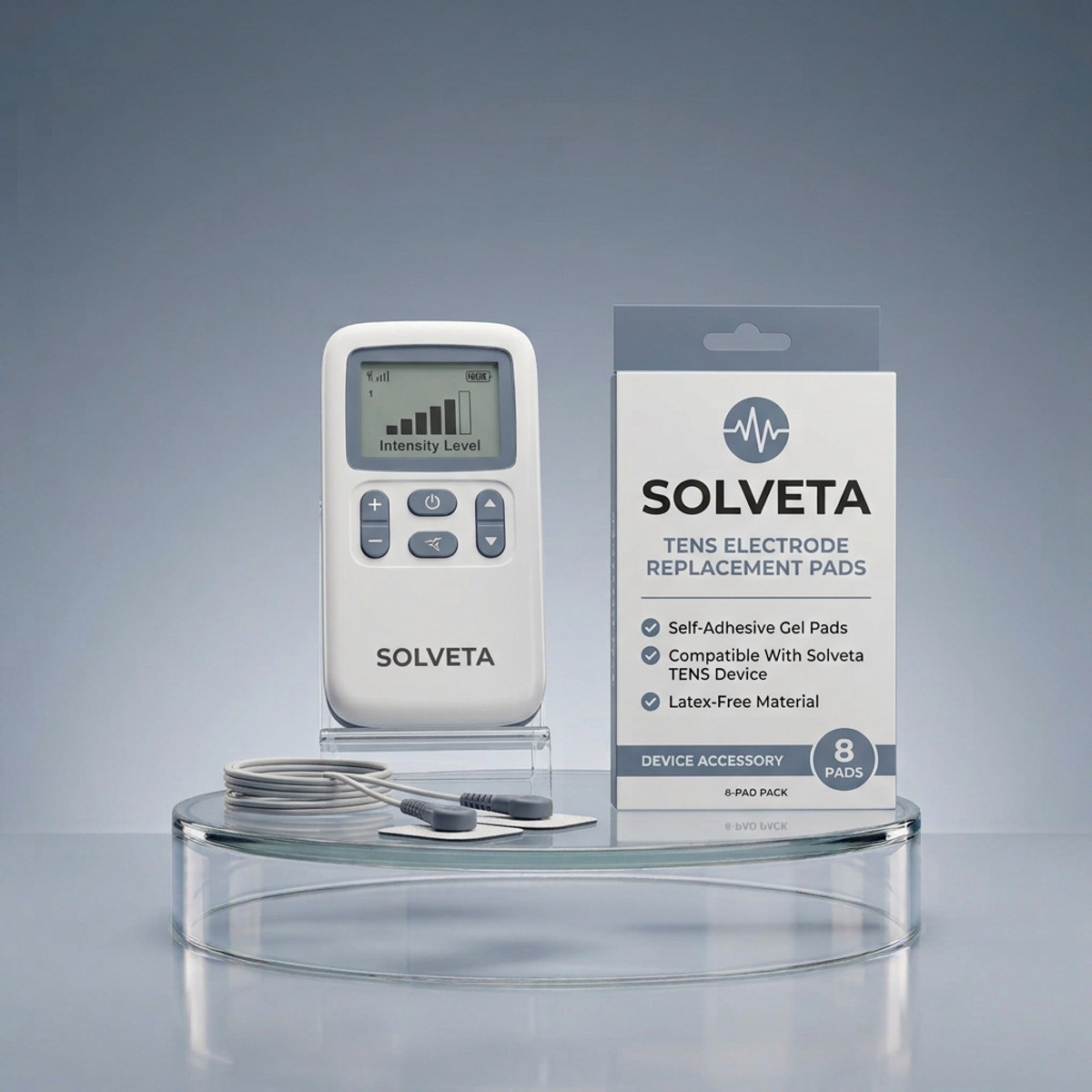 Portable TENS Therapy Device with electrode pads — Product Image